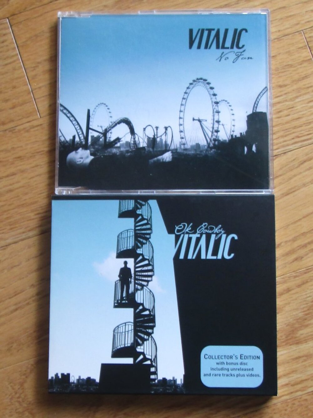 Ok Cowboy by Vitalic (2cd album) & No Fun by Vitalic cd single